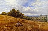 Alfred Glendening Wall Art - Resting From The Harvest